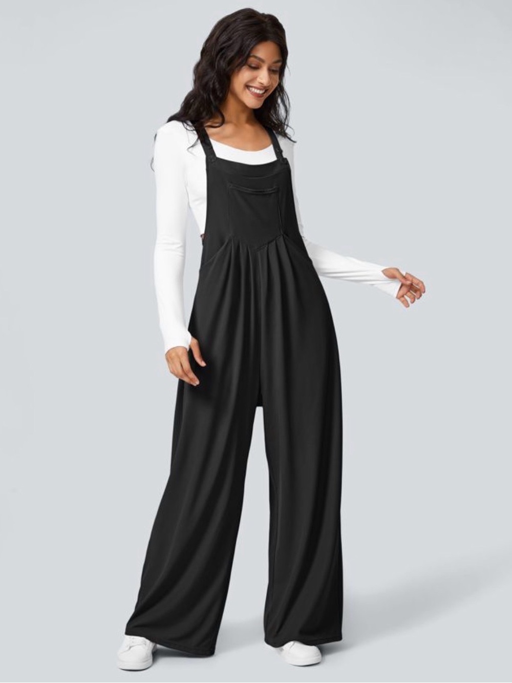 Halara black overalls jumpsuit